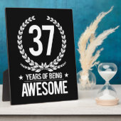 37. Geburtstag (37 Jahre Phantastisch) Fotoplatte (Seite)