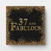 37. Geburtstag Fotoplatte (Vorderseite)