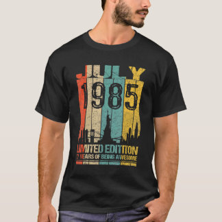 37. Geburtstag Juli 1985 37 Jahre Phantastisch T-Shirt