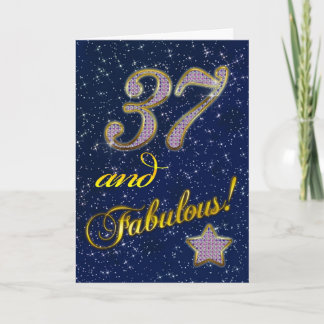 37. Geburtstags-Party Einladung