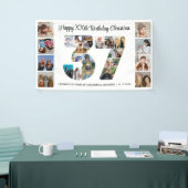 37. Geburtstagsfeier Nummer 37 Fotocollage Banner (Messeveranstaltung)
