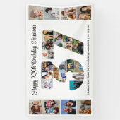 37. Geburtstagsfeier Nummer 37 Fotocollage Banner (Vertikal)