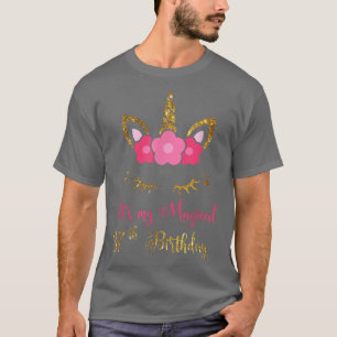 37 Jahre alt Geburtstag Mädchen Funny Unicorn 37.  T-Shirt