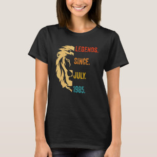 37 Jahre alte Legende seit Juli 1985 37. Geburtsta T-Shirt