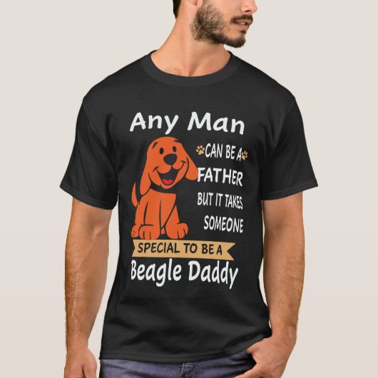 37 Jeder Mann - Beagle Daddy Beagle T-Shirt (Vorderseite)