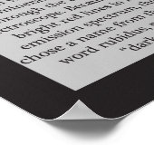 37. Periodische Tabelle der Elemente (Rb) Poster (Ecke)