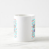 37 rote Punkte alt Kaffeetasse (Mittel)