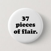 37 Stück Flair | Funny Retro Black & White Button (Vorderseite)