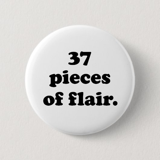 37 Stück Flair | Funny Retro Black & White Button (Vorderseite)