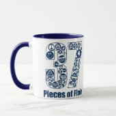 37 Stücke Flair (dunkle Beschriftung) Tasse (Links)