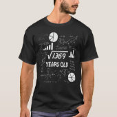 37th Birthday Square Root Math 37 Years Old Bday T-Shirt (Vorderseite)