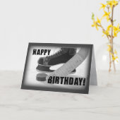 3816 Hockey Geburtstag Karte (Gelbe Blume)