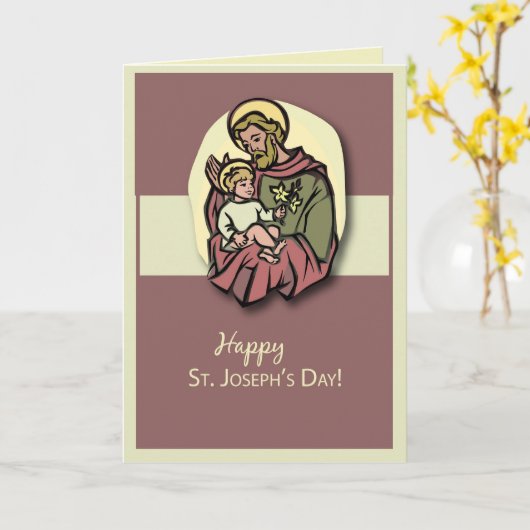 3818 St. Joseph's Day Karte (Gelbe Blume)