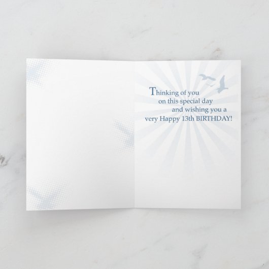 3824 13. Geburtstagskind Karte (Innenseite)