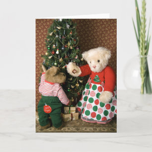 3834 Teddy Bears Christmas Feiertagskarte