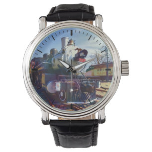 385 Dampflokomotive Armbanduhr