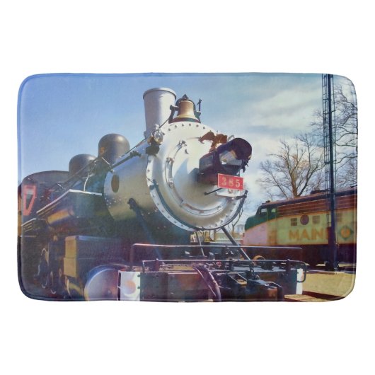 385 Dampflokomotive Badematte (Vorderseite)