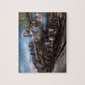 385 - Zug - Dampfzug - 385 Vollständig restauriert Puzzle (Vertikal)