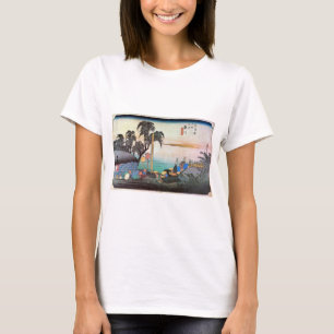 38. 藤 宿, 広 重 Fujikawa-juku, Hiroshige, Ukiyo-e T-Shirt