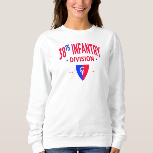38. Abteilung Infanterie - Militärische Frauen in Sweatshirt (Vorderseite)