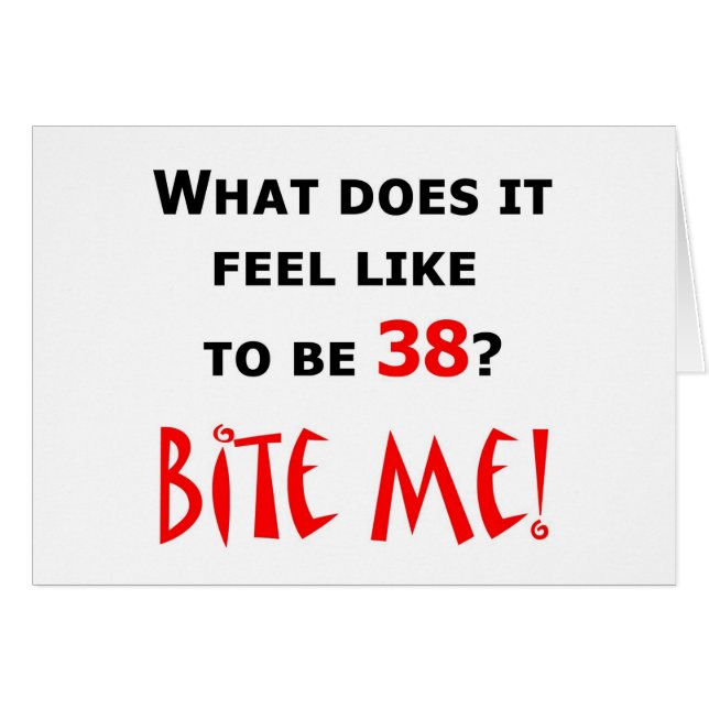 38 beißen Sie mich! (Vorderseite (Horizontal))