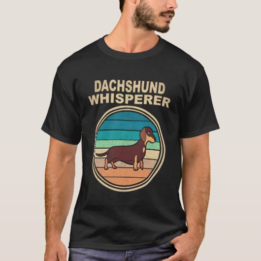 38 Dackelflüsterer Vintage T-Shirt (Vorderseite)