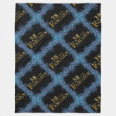 38. Geburtstag Fleecedecke (Vorderseite)