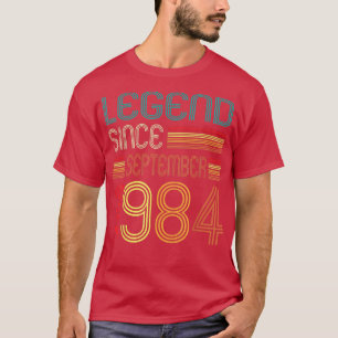 38. Geburtstag Geschenke Legend Seit September 198 T-Shirt