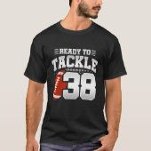 38. Geburtstag im Fußball Party T-Shirt (Vorderseite)