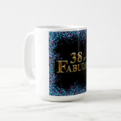 38. Geburtstag Kaffeetasse (Vorderseite Links)
