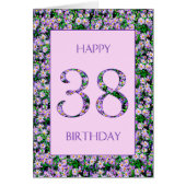 38. Geburtstag Lila Tageszeitung (Vorne)