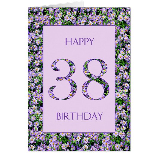 38. Geburtstag Lila Tageszeitung (Vorne)