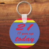 38. Geburtstag Schlüsselanhänger (Vorderseite)