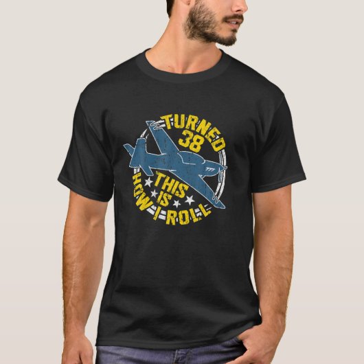 38. Geburtstag T-Shirt (Vorderseite)