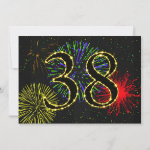 38. Geburtstagsfeier Einladung