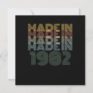 38. Geburtstagsfeier Geschenk Retro Vintag Made Einladung
