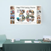 38. Geburtstagsfeier Nummer 38 Fotocollage Banner (Messeveranstaltung)