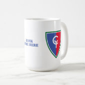 38. Infanterie-Abteilung Militär der Vereinten Sta Kaffeetasse (VorderseiteRechts)