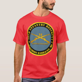 38. Infanterie Regiment Buffalo Soldiers Jefferson T-Shirt