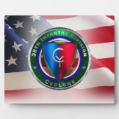 38. Infanterieabteilung "Cyclone" Fotoplatte (Vorderseite)