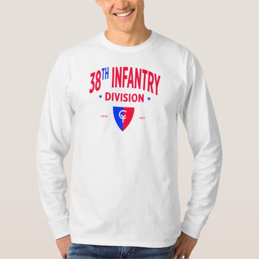 38. Infanterieabteilung - Dauer des Militärdienste T-Shirt (Vorderseite)