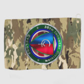 38. Infanterieabteilung Golfhandtuch (Horizontal)