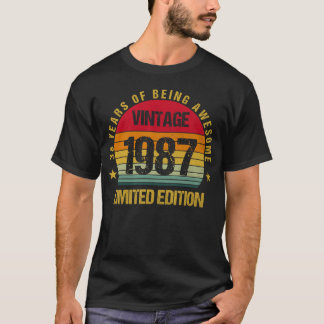 38 Jahre alt achtunddreißig Jahre 1987 38. Geburts T-Shirt