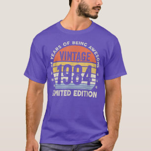 38 Jahre alt Vintag 1984 limitierte Auflage 38 t T-Shirt