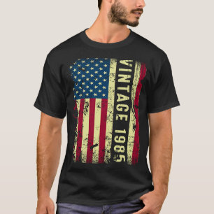 38 Jahre alt Vintag 1985 Amerikanische Flagge 38. T-Shirt