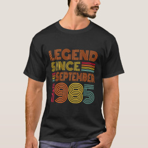 38 Jahre alte Legende Seit September 1985 38. Gebu T-Shirt