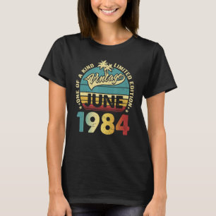 38 Jahre Vintager Juni 1984 38. T-Shirt