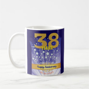 38-jähriges Jubiläum der Erholung CUSTOM Kaffeetasse