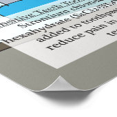 38. Periodischer Strontiumtisch (Sr) der Elemente Poster (Ecke)