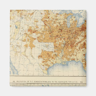 38 Presbyterianer, Kongregationalisten 1890 Magnet
